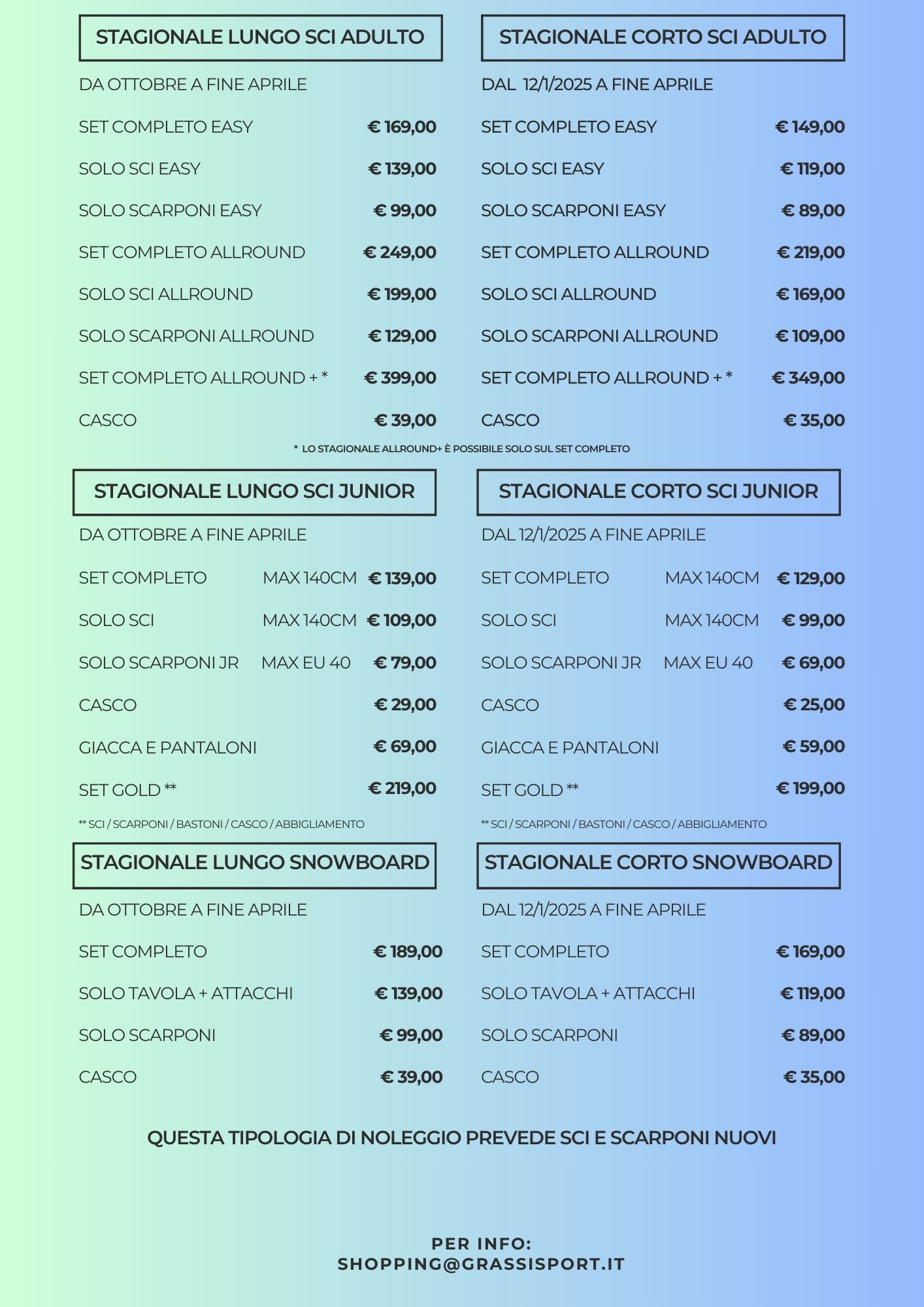 Scarponi sci prezzi outlet